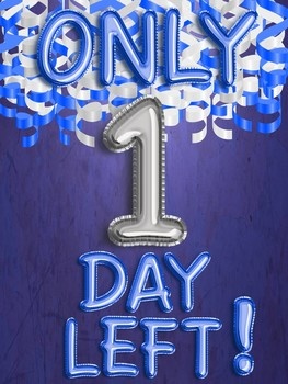 Its the eve of our very special day 